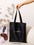 Heart Graphic Shopper Bag