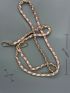 100cm Bag Strap Chain Design Iron Alloy