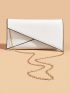 Medium Envelope Bag Solid Color Chain Strap