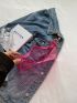 Small Baguette Bag Clear PVC Pink