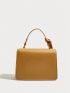 Mini Flap Square Bag Turn Lock Elegant