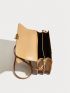 Mini Flap Square Bag Turn Lock Elegant