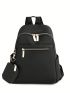 Minimalist Classic Backpack With Coin Purse