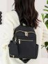 Minimalist Classic Backpack With Coin Purse