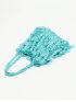 Small Crochet Bag Fringe Decor