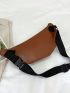 Pea Design Novelty Bag Brown Adjustable Strap