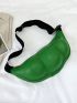 Pea Design Novelty Bag Green Adjustable Strap