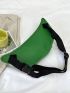 Pea Design Novelty Bag Green Adjustable Strap