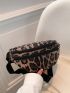 Leopard Pattern Fanny Pack Zipper Medium Fashionable