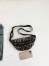 Leopard Pattern Fanny Pack Zipper Medium Fashionable