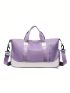 Colorblock Travel Bag Medium Double Handle Portable