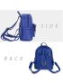 Girls Bowknot Cute Leather Backpack Mini Backpack Purse for Women