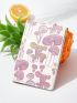 X Kathleen Illustrates Mushroom Graphic Passport Case PU