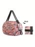 Camo Pattern Sport Bag Foldable Storage Bag Double Handle