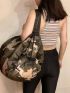 Camo Pattern Sport Bag Foldable Storage Bag Double Handle