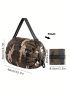 Camo Pattern Sport Bag Foldable Storage Bag Double Handle