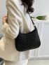 Medium Hobo Bag Crocodile Embossed Fashion Style