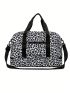 Leopard Print Fashion Travel Bag Large Capacity Wet Dry Pocket Waterproof