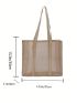 Medium Shopper Bag No-closure Double Handle