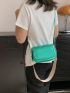 Mini Flap Square Bag Fashion Green