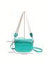 Mini Flap Square Bag Fashion Green