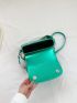 Mini Flap Square Bag Fashion Green