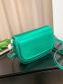 Mini Flap Square Bag Fashion Green