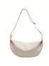 Fashion Litchi Embossed Hobo Bag Fashion White