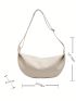 Fashion Litchi Embossed Hobo Bag Fashion White