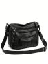 Medium Crossbody Bag Solid Color Fashion Style