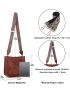 Crossbody Bags for Women Designer Leather Handbags With 2 Adjustable Leopard Guitar Strap Shoulder Bucket Bags