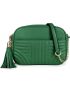 Quilted Crossbody Bags for Women - Stylish Camera Bag with Tassel - Lightweight Medium Size Shoulder Purse