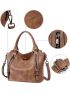 Purses for Women Vegan Leather Handbags Tote Purse Shoulder Bag Large Ladies Bags