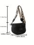 PU Fanny Pack Crocodile Print Adjustable Strap