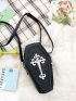 Gothic Crossbody Purse PU Novelty Bag For Party