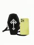 Gothic Crossbody Purse PU Novelty Bag For Party