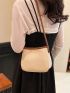 Mini Crossbody Bag Two Tone Fashion Style