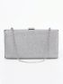 Glamorous Women Evening Bag Party Solid Banquet Bag For Ladies Wedding Clutch Handbag Shoulder Bag