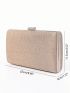 Glamorous Women Evening Bag Party Solid Banquet Bag For Ladies Wedding Clutch Handbag Shoulder Bag