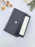 Men PU Embossed Graphic Card Holder Multi-Card Card Organizer for Storage Credit Cards