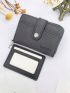 Men PU Embossed Graphic Card Holder Multi-Card Card Organizer for Storage Credit Cards