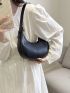 Small Hobo Bag Black Minimalist For Daily