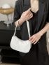 Small Ruched Bag Minimalist Solid Color