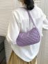 Small Hobo Bag Quilted Pattern Minimalist