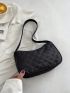 Small Hobo Bag Quilted Pattern Minimalist