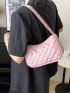 Small Hobo Bag Quilted Pattern Minimalist