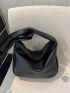 Medium Hobo Bag Minimalist Black