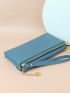 Flap Long Wallet Metal & Flower Decor Multi-Function