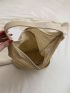 Medium Straw Bag Contrast Binding For Vacation