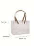 Small Square Bag Clear PVC Double Handle